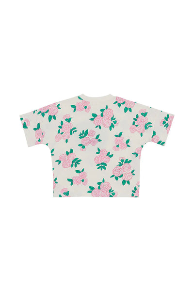 Bonds Kids Drop Shoulder Tee - Blossom Breeze White