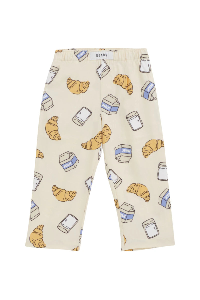 Bonds Kids Flannelette Pant - Creamy Croissant