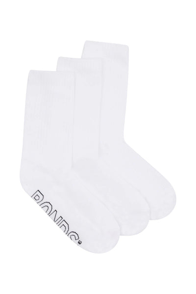 Bonds Kids Logo Light Crew 4 Pack - White