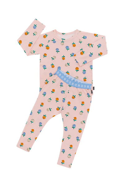 Bonds Kids Long Sleeve Sleep Set - Rose Garden Pink