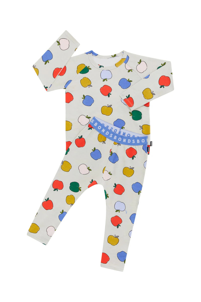 Bonds Kids Long Sleeve Sleep Set - Counting Apples