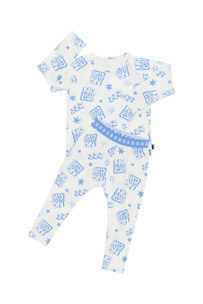 Bonds Kids Long Sleeve Sleep Set - No Sleep Club Blue