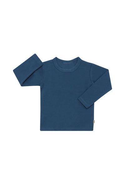 Bonds Kids Long Sleeve Sleep Top - Teal Midnight