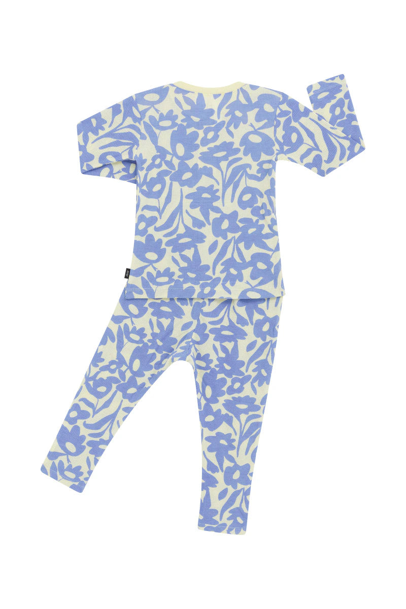 Bonds Kids Long Sleeve Waffle Sleep Set - Flower Power