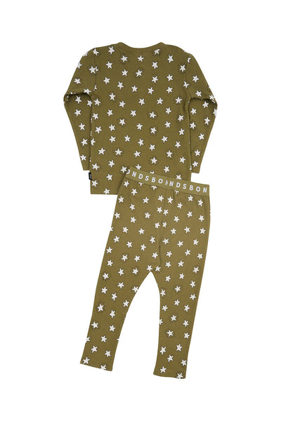 Bonds Kids Long Sleeve Waffle Sleep Set - Superstar