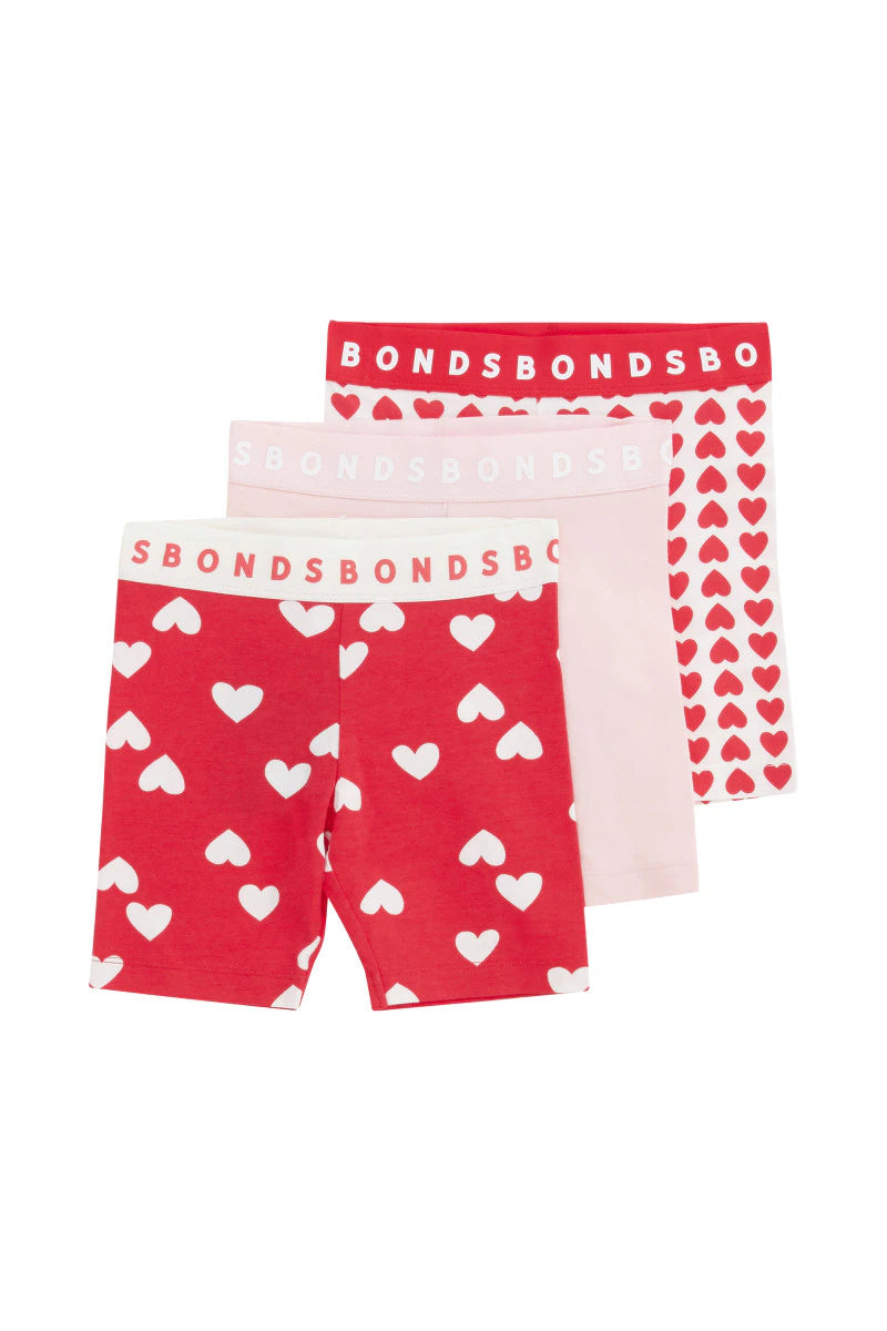 Bonds Kids Next Gen Bike Short 3 Pack - Mon Cheri