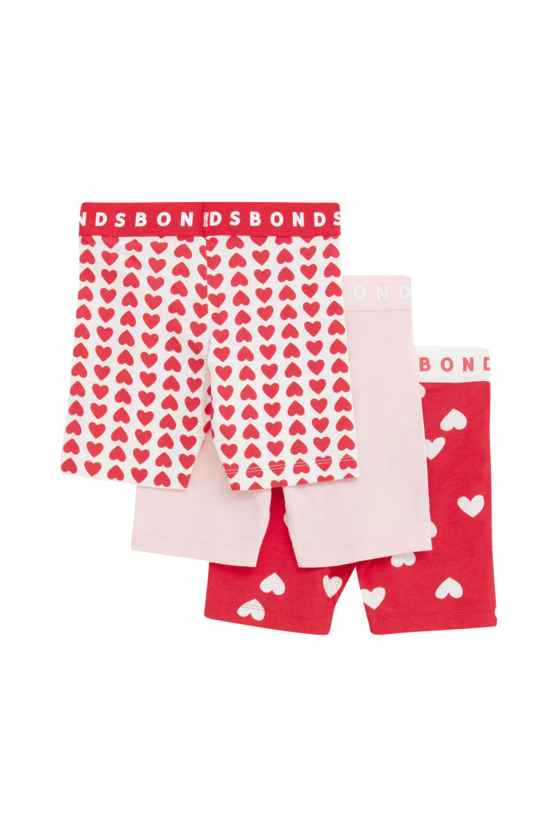 Bonds Kids Next Gen Bike Short 3 Pack - Mon Cheri
