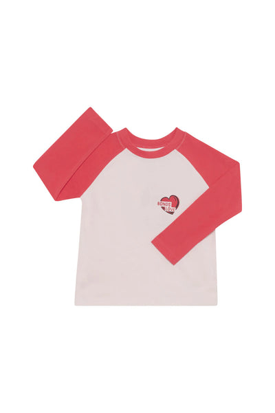 Bonds Kids Next Gen Long Sleeve Raglan Tee - Unicornicopia & Marscapone