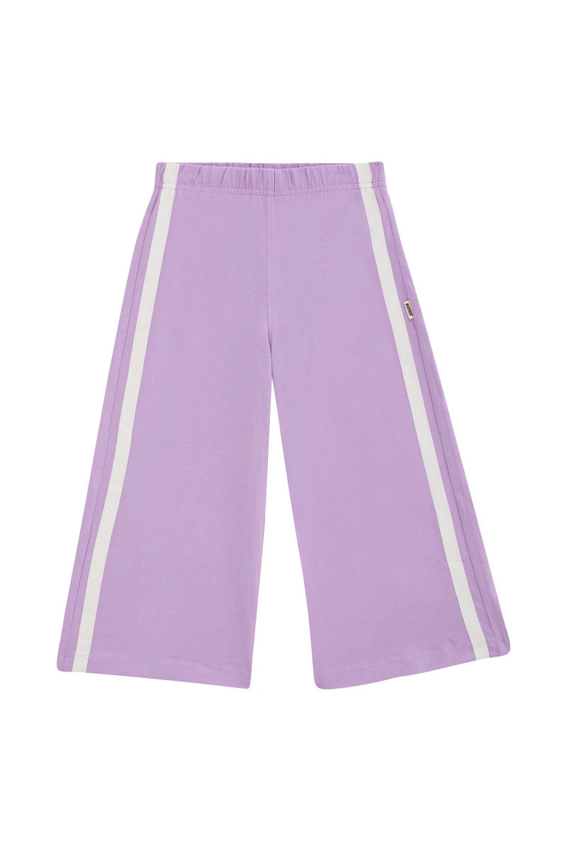 Bonds Kids Next Gen Wide Leg Pant - Cotton Purple Pansy