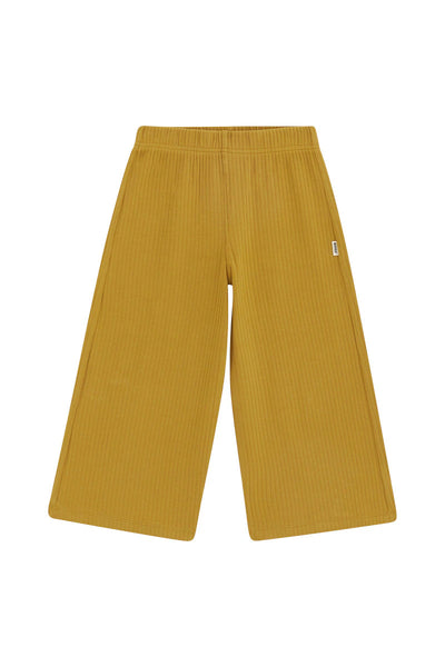Bonds Kids Rib Wide Leg Pant - Sweet Caramel