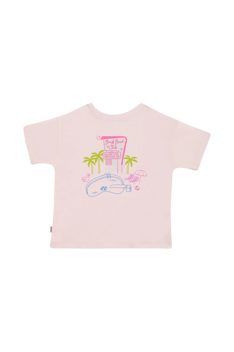 Bonds Kids Short Sleeve Crew Tee - Lounging Around