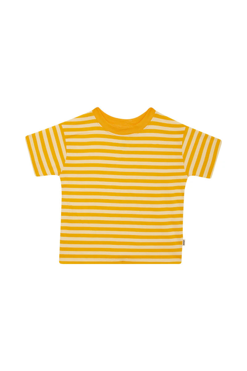 Bonds Kids Short Sleeve Crew Tee - Summer Stripe Orange
