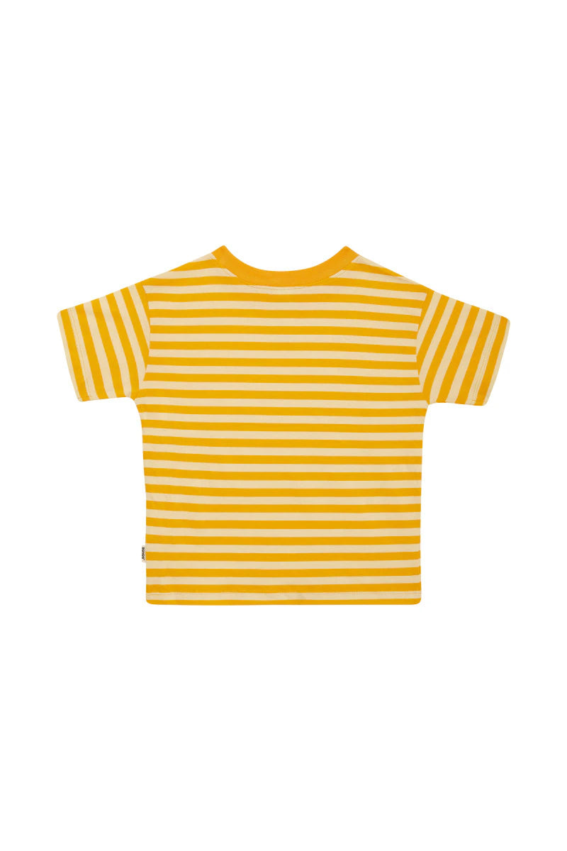 Bonds Kids Short Sleeve Crew Tee - Summer Stripe Orange