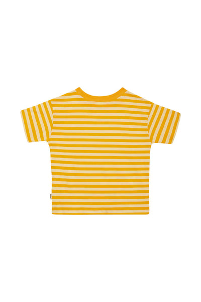 Bonds Kids Short Sleeve Crew Tee - Summer Stripe Orange