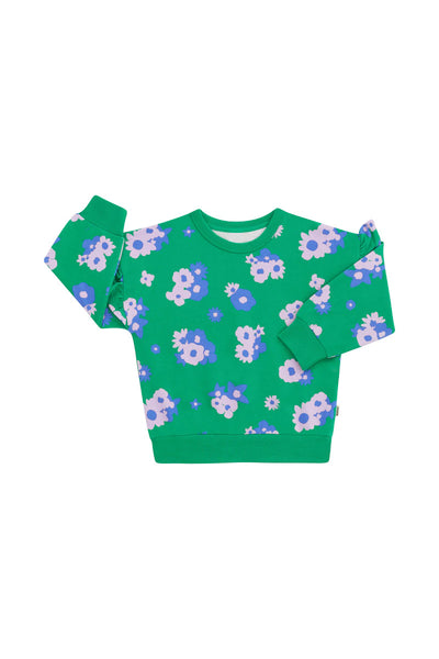 Bonds Kids Soft Threads Frill Pullover - Garden Club Green