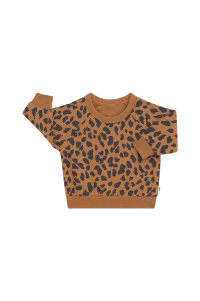 Bonds Kids Soft Threads Pullover - Leo Leopard