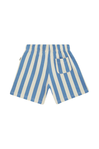 Bonds Kids Soft Threads Short - Vertical Small Stripe Denim