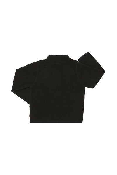 Bonds Kids Teddy Fleece Half Zip Pullover - Nu Black