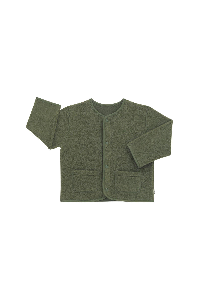 Bonds Kids Teddy Fleece Jacket - Hiker Green