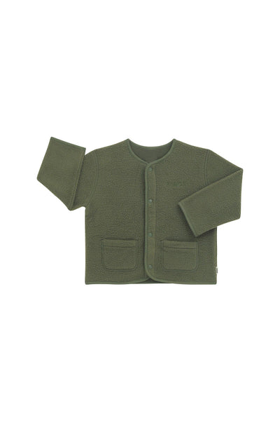 Bonds Kids Teddy Fleece Jacket - Hiker Green