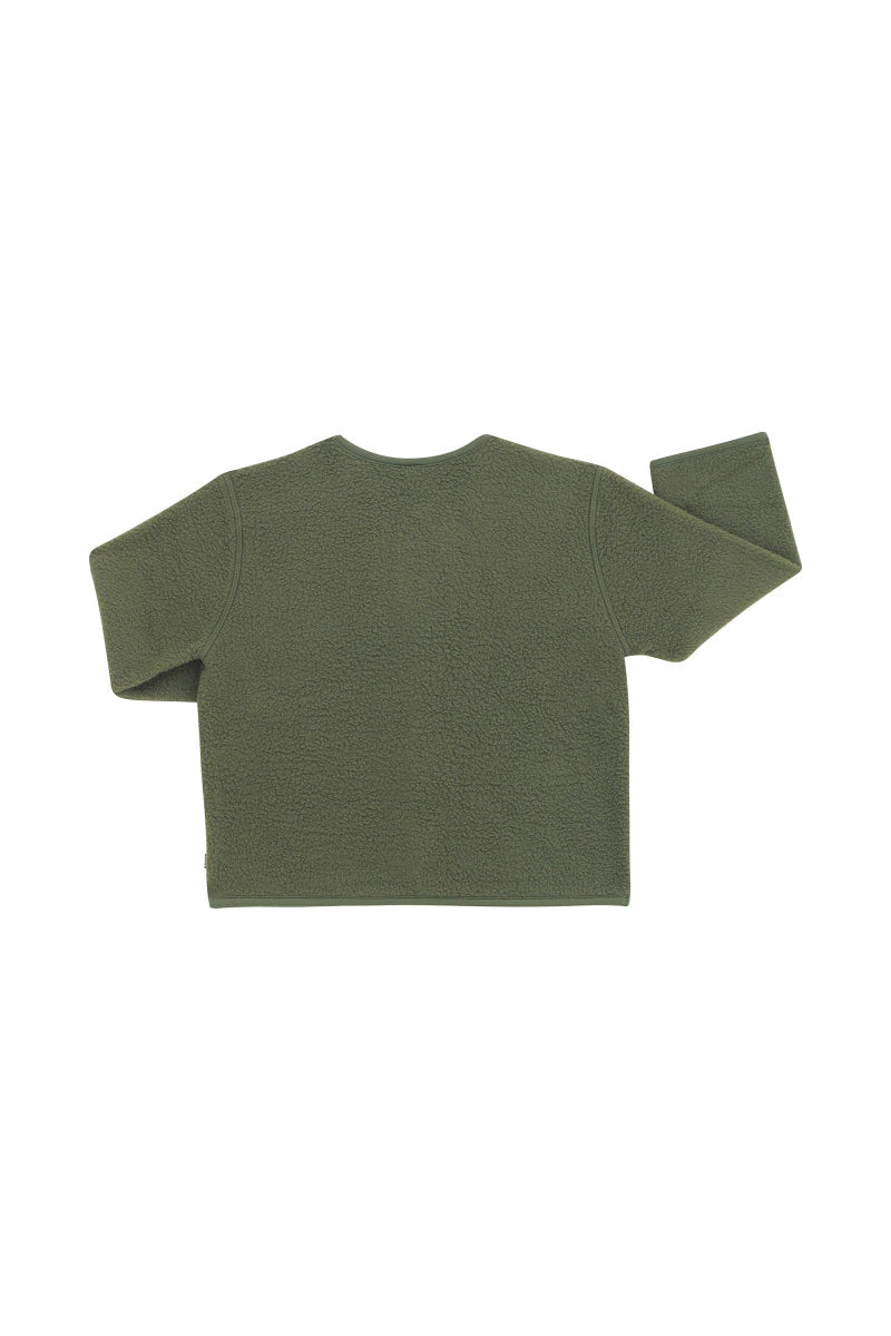 Bonds Kids Teddy Fleece Jacket - Hiker Green