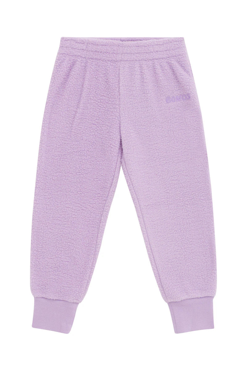 Bonds Kids Teddy Fleece Trackie - Cotton Purple Pansy