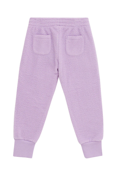 Bonds Kids Teddy Fleece Trackie - Cotton Purple Pansy