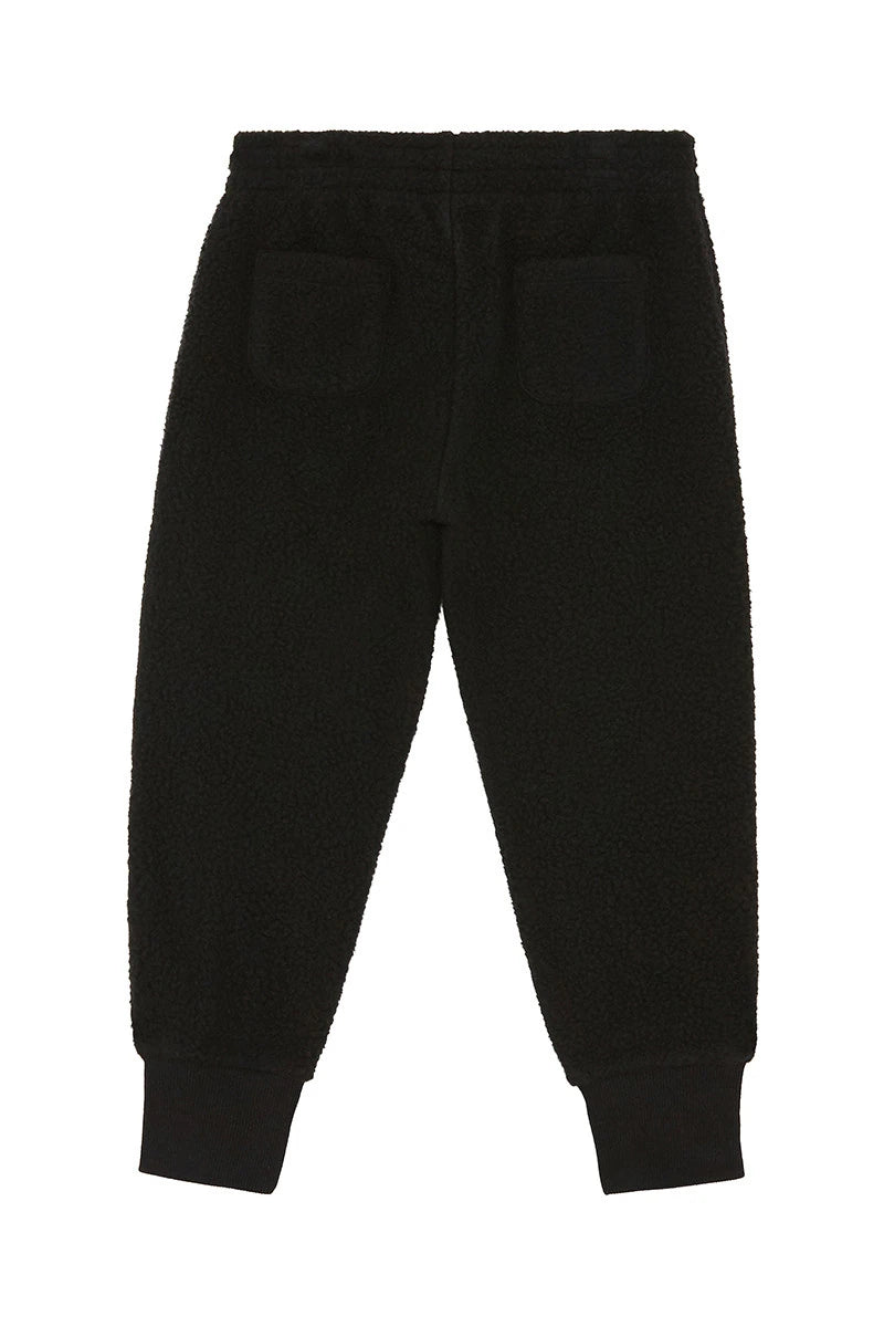 Bonds Kids Teddy Fleece Trackie - Nu Black