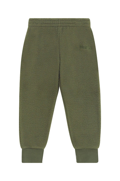 Bonds Kids Teddy Fleece Trackie - Hiker Green