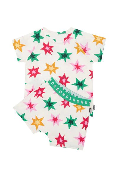 Bonds Kids Tee Sleep Set - Bonds Fairy Lights Vanilla