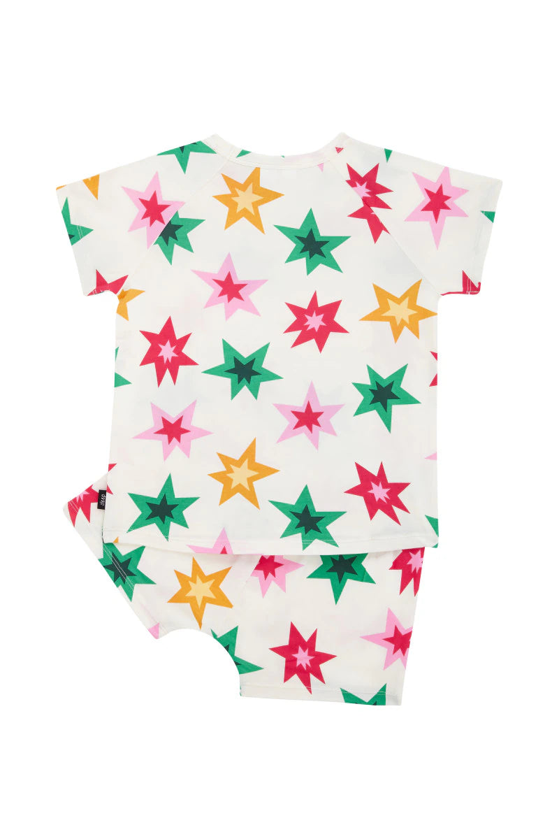 Bonds Kids Tee Sleep Set - Bonds Fairy Lights Vanilla