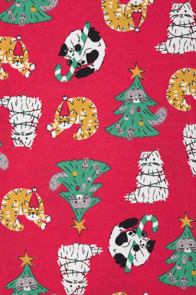 Bonds Kids Tee Sleep Set - Kittens For Christmas