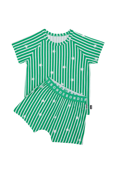 Bonds Kids Tee Sleep Set - Wrapping Paper Stripe