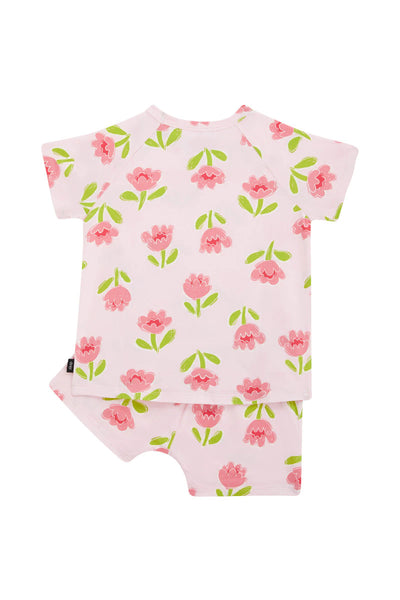 Bonds Kids Tee Sleep Set - Sunlit Petals Pink