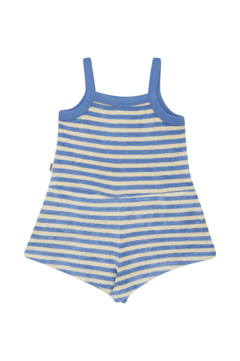 Bonds Kids Terry Toweling Playsuit - Bonds Medium Brenton Stripe