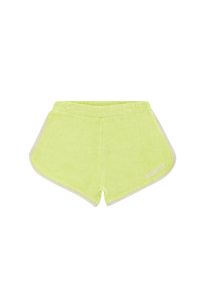 Bonds Kids Terry Towelling Short - Lemon Tea Tree