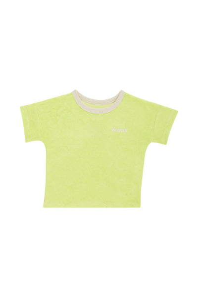Bonds Kids Terry Towelling Tee - Lemon Tea Tree