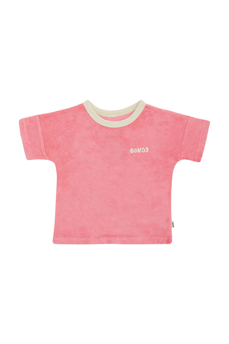 Bonds Kids Terry Towelling Tee - Island Punch