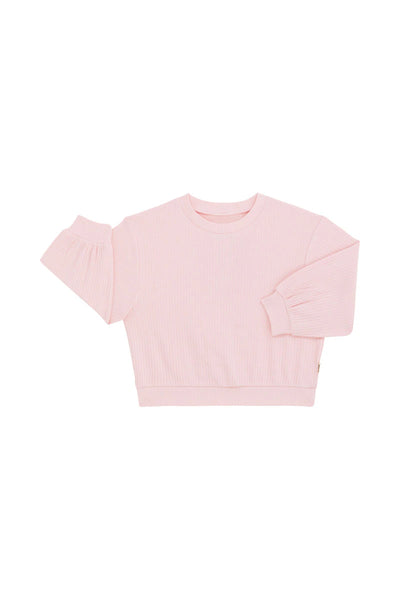 Bonds Kids Wide Rib Pullover - Flamenco