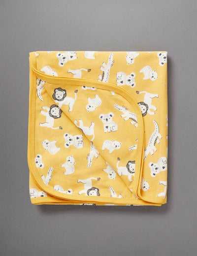 Little Green & Co Jersey Wrap - Zoo Friends Mellow - Outlet Shop For Kids