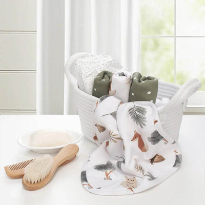 Living Textiles 4 Pack Face Washers - Forest Retreat - Outlet Shop For Kids