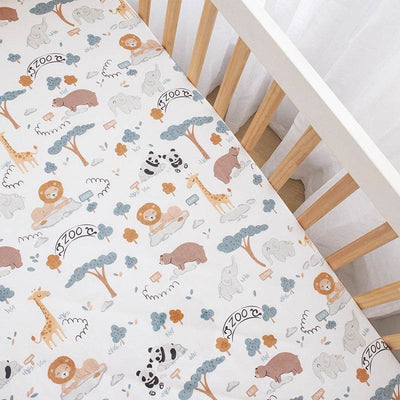 Living Textiles 4 Piece Nursery Set - Day at the Zoo - Outlet Shop For Kids