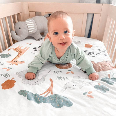 Living Textiles 4 Piece Nursery Set - Day at the Zoo - Outlet Shop For Kids