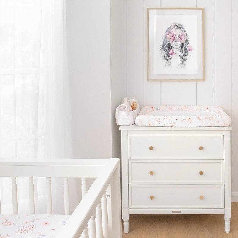 Living Textiles Change Mat Cover and Liner - Butterfly Garden - Outlet Shop For Kids