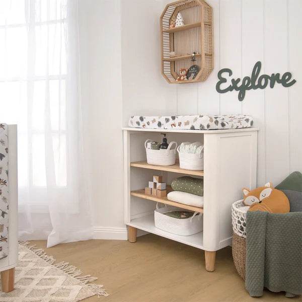 Living Textiles Change Mat Cover and Liner Set - Forest Retreat - Outlet Shop For Kids