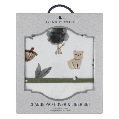 Living Textiles Change Mat Cover and Liner Set - Forest Retreat - Outlet Shop For Kids
