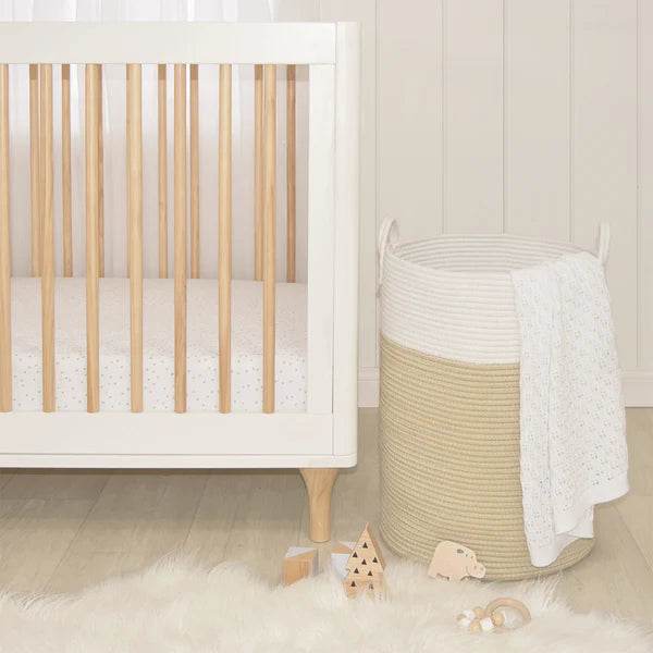 Living Textiles Cotton Rope Hamper - Natural - Outlet Shop For Kids
