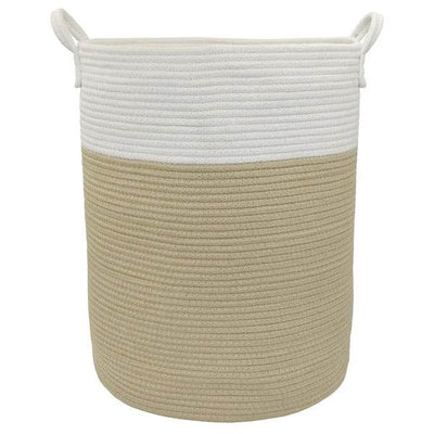 Living Textiles Cotton Rope Hamper - Natural - Outlet Shop For Kids