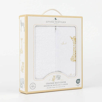 Living Textiles Jersey Change Mat Cover/Towelling Savanna Babies - Outlet Shop For Kids