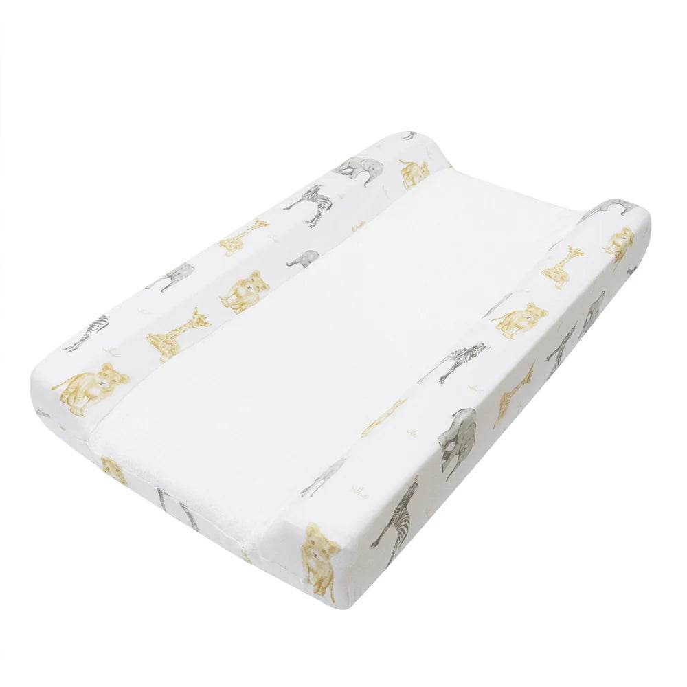 Living Textiles Jersey Change Mat Cover/Towelling Savanna Babies - Outlet Shop For Kids